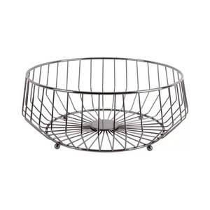 Panier à fruits en fer au design classique pour la salle à manger et la décoration de cuisine, offrant une élégance intemporelle et une robustesse. - Product Image 4