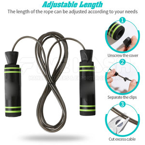 Cuerdas para Saltar, Cuerda de Fitness con Oscilación Suave, Tamaño Ajustable, Agarre Cómodo, Cuerdas para Saltar para Entrenamiento Diario - Product Image 5