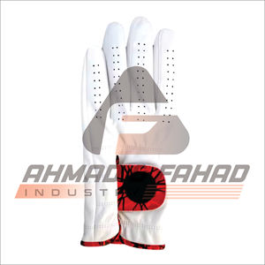 Guante de golf profesional para zurdos para hombres, nuevo diseño hecho a medida con empuñadura de mano transpirable de cuero genuino, sin logotipo para deportes - Product Image 1