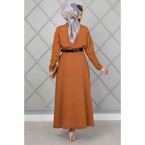 Detalle de bolsillo Falda Traje de 2 piezas Tan - Product Image 3