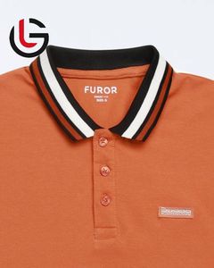 Mejor Top High Hot Men's Oversized para Polo Cómodo 100% Tela de punto de algodón orgánico Polo de la mejor calidad para hombres - Product Image 2