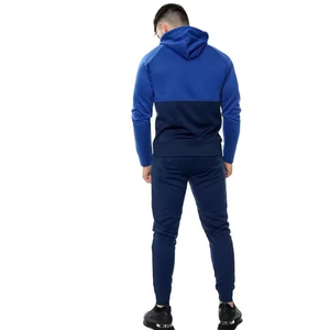 Diseño de logotipo personalizado Trajes para hombre Ajuste en blanco Sweatsuit Jogging Trajes Ropa deportiva Correr Gimnasio Poliéster Chándales Conjuntos para hombres - Product Image 3