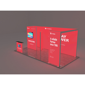 Présentoir de réception en plastique extérieur TianLang avec éclairage LED SEG Kovový Výstavná Stolička sans cadre - Product Image 2