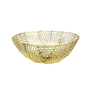 Handmade Bulk Round Shape Metal Iron <b>Silver</b> <b>Wire</b> Kitchen & Table Top Bowl Gold Color Serving Bowl and Decorative Bowl - Product Image 3