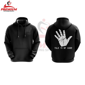 Sweat-shirt à capuche uni en polyester pour femmes et hommes, logo personnalisé de grande taille, pour impression par presse à chaud, à personnaliser, 100% - Product Image 3