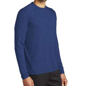 เสื้อยืดแขนยาวมีสไตล์สำหรับผู้ชายสวมใส่สบายและระบายอากาศได้ดีเหมาะสำหรับชุดลำลองและชุดทำงาน - Product Image 3