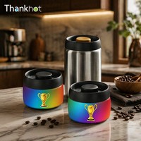 Cadeaux Souvenirs Spéciaux Tournoi 2026 – Grains de Café, Boîtes Scellées en Acier Inoxydable, Contenants Alimentaires, Contenants à Café Sous Vide