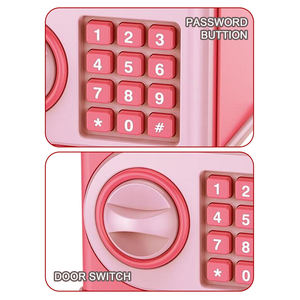 Mini Caja de Ahorros de Plástico con Forma de Cajero Automático, Juguete para Niños, Juego de Imitación, Juguetes Bancarios Educativos para Niños en Edad Preescolar - Product Image 4