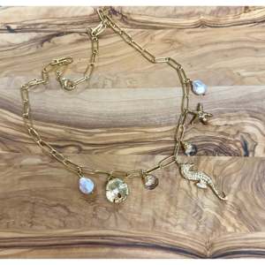 Collier en argent sterling plaqué or 24 carats avec perles d'eau douce Eileen Quezada pour les occasions de cadeaux - Product Image 2