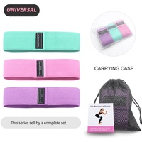 Bandas Elásticas para Cadera de Poliéster + Látex de Alta Calidad, Personalizables con Impresión Personalizada, Antideslizantes, para Yoga, Fitness y Entrenamiento
