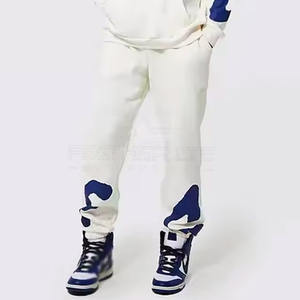 Nouvel arrivage Ensemble de deux pièces Ensembles de jogging Pantalons élastiques pour hommes Survêtement de gym avec impression bouffante pour hommes à vendre - Product Image 5