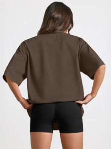 Camiseta ligera de algodón para mujer, camiseta informal de moda con cuello redondo de manga corta, cómoda para el verano, atuendo diario y ropa de estilo - Product Image 3