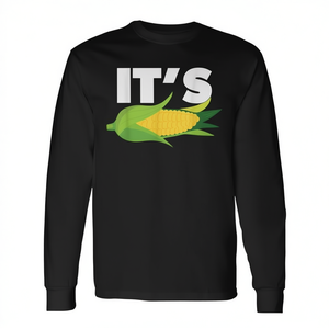 Camiseta de Manga Larga con Diseño de Mazorca de Maíz para Uso Promocional - Product Image 2