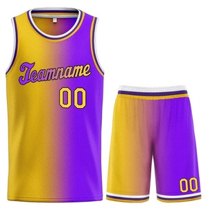 Basketball Double face portable hommes enfants maillots de basket-ball uniformes Double pont séchage rapide Sport enfants maillot de basket-ball - Product Image 2