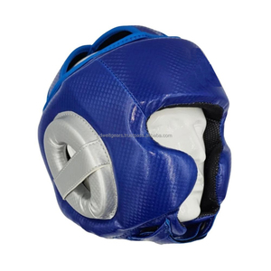 Professional Children's Fly Boxing Leather Head Guard Custom Logo Lace up Sparring Training Pakistan - Product Image 5