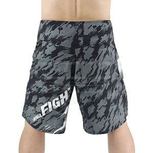 Logo personnalisé MMA Shorts Training Fight Gear Vêtements de sport respirants et durables Shorts de combat MMA pour hommes vente en gros - Product Image 3