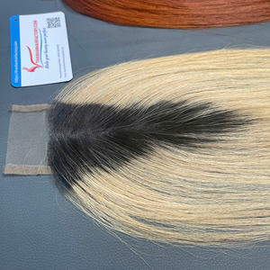 Fermeture droite en os 2x4 dentelle transparente sans bordure partie centrale Extensions de cheveux Style de luxe de Thanh An hair - Product Image 4