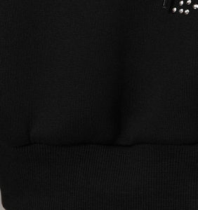 Sudadera con Capucha y Sudadera Térmica de Moda, 100% Algodón, Lavado Ácido, Talla Grande, con Pedrería, para Hombre - Product Image 6