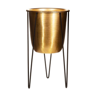 Pots de fleurs et jardinières en métal personnalisés OEM de l'Inde Meilleure qualité pour la maison et le jardin Décoration extérieure nouvelle condition Jardinière - Product Image 2