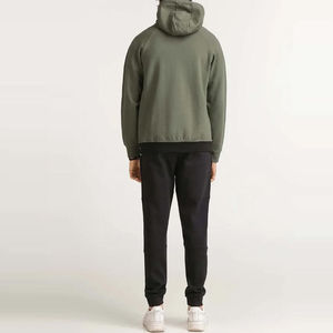 Sweat à capuche à fermeture éclair tout-en-un pour hommes Sweat à capuche à manches longues en coton de haute qualité Prix de gros Sweats à capuche pour hommes - Product Image 5