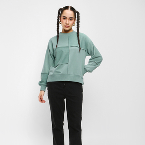 Sudadera de Cuello Redondo para Mujer, Talla XS, de Lujo, Invierno, Tejido Acanalado, con Logotipo Personalizado Bordado, Informal, 100% Algodón, Superventas - Product Image 4