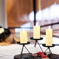 Récipients de bougies votives antiques et élégants faits à la main, grands récipients de bougies vides