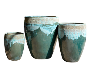 [Ruby Linh]-jardinières décoratives en céramique de grande taille, grands Pots de fleurs d'extérieur émaillés pour arbre, vente en gros - Product Image 4