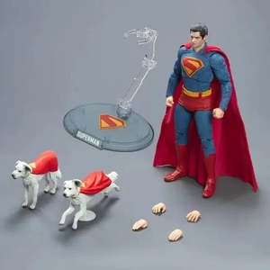Superman and Krypto <b>Action</b> <b>Figure</b> Set 10cm Plastic Model Toy New Condition Good Quality Carto - Product Image 2