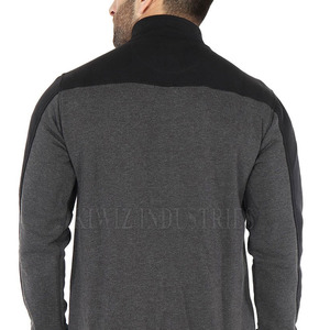 Vêtements de rue personnalisés pour hommes Ensemble de survêtement deux pièces à fermeture éclair Nouveau design en coton Survêtement à fermeture éclair - Product Image 4