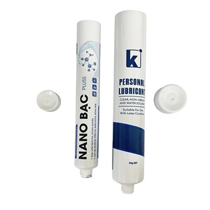 PE <b>Plastic</b> <b>Tube</b> for Packaging Hand Cream with Customized Logo Convenient Size Easy to Use White Screw Cap Flip cap Offset print - Product Image 1