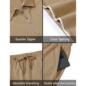 Chándal personalizado de alta calidad 2025 para hombre, ropa informal, polo, pantalones cortos, chándales para hombre, dos piezas, gimnasio, jogging para hombre - Product Image 2