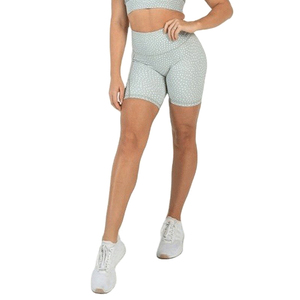 Pantalones cortos de Yoga de cintura alta para mujer, algodón transpirable, cuerpo completo, diseño personalizado, pantalones cortos deportivos, venta al por mayor, logotipo personalizado, teñido liso - Product Image 3