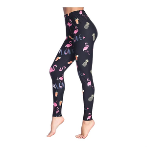 Haute qualité femmes solide taille moyenne respirant séchage rapide Fitness Leggings confortable en gros Yoga pantalon pleine longueur élastique - Product Image 3