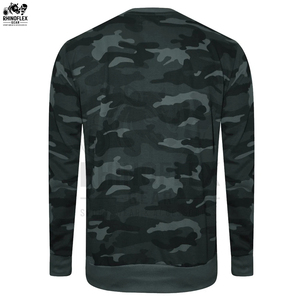 Sudaderas de Camuflaje para Hombre de Alta Calidad en Algodón Básico, Sudadera Combinada con Impresión de Logotipo Personalizable, Sudaderas de Camuflaje para Hombre - Product Image 2
