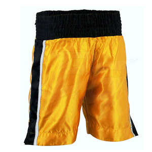 Pantalones Cortos de Entrenamiento de Boxeo de Primera Calidad, Secado Rápido, Transpirables, Satén/Poliéster, Personalizables, Ajuste Cómodo, Costuras Reforzadas, para Hombre - Product Image 1