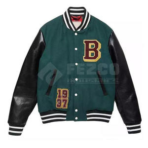 เสื้อแจ็กเก็ตมีฮู้ดคอตั้งสำหรับผู้ชายเสื้อแจ็คเก็ตหนังแขนยาวอบอุ่นใส่สบายสำหรับฤดูหนาว - Product Image 1