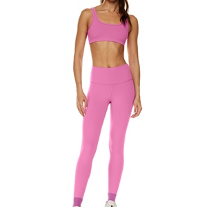 Conjunto deportivo de entrenamiento de 2 piezas, conjunto de Yoga para mujer, para entrenamiento de gimnasia, diseño de la mejor calidad, fácil de usar, conjuntos de Yoga sin costuras para gimnasio 2026 - Product Image 1