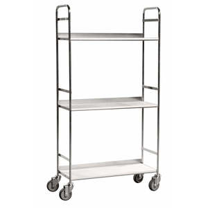 "Electro-Galvanized Standing Mobile <b>Shelf</b> for Office Trolleys" - Product Image 1