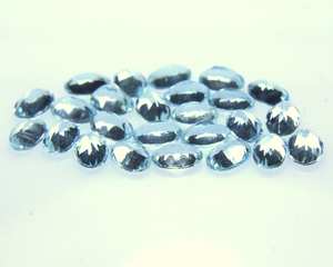 Lot de pierres précieuses d'aigue-marine, taille ovale, couleur bleue naturelle, pierres Anabiya provenant d'Afrique pour la fabrication de bijoux - Product Image 1