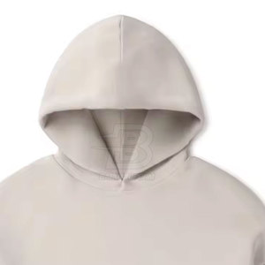 2025 Logo personnalisé léger hiver surdimensionné sweats à capuche avec motif solide pulls à col pour hommes-Vente en gros - Product Image 5