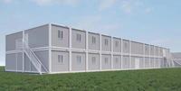 Offre Spéciale Maison en conteneur modulaire de 2 étages Maison préfabriquée en module de conteneur à plat pour hôtel