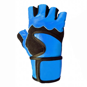 Gants d'haltérophilie de haute qualité avec protection de la paume Gants d'haltérophilie demi-doigts pour hommes et femmes avec logo personnalisé - Product Image 2