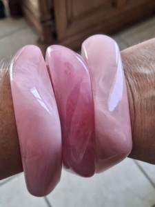 Pulseras y Brazaletes de Resina para Mujer, Nueva Colección, Joyería Estilo Ángel para Fiestas y Bodas, Alta Calidad - Product Image 5