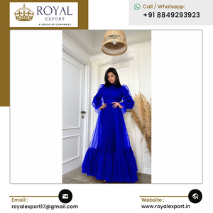 Ấn Độ nhà sản xuất bán Chất lượng cao sang trọng thiết kế New mô mềm <span class=keywords><strong>Net</strong></span> Gown kurti mức giá cạnh tranh - Product Image 2