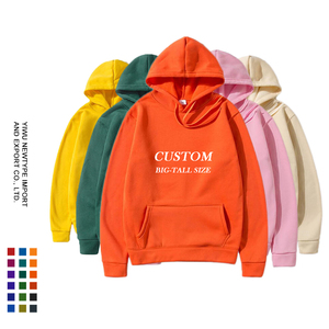 เสื้อฮู้ดดี้แบบสวมหัวคุณภาพสูงสั่งทำพิเศษ 280gsm ผ้าฝ้าย 100% สำหรับฤดูหนาว พิมพ์ลายดิจิทัล แบบเรียบ - Product Image 1