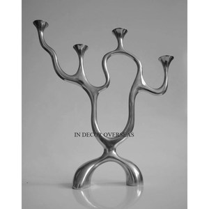 Palmera diseñador de alto grado chapado en oro de calidad Superior de Metal hecho MESA DE BODA centro de mesa portavelas en el precio más bajo - Product Image 6