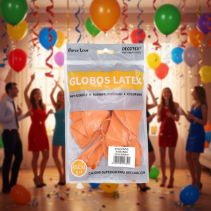 Palloncini in Lattice Decotex 45Cm Arancioni R18 per Decorazioni Festa - Product Image 3