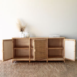 Armoires compactes et modernes armoires de rangement en rotin de luxe armoires pour l'organisation de la maison et de la cuisine - Product Image 6