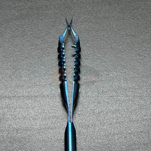 Pinzas de Capsulorrexis con Puntas de Acción Cruzada de 1.5 mm de Ancho, Instrumentos Quirúrgicos Oftálmicos de Acero Inoxidable para Cirugía de Cataratas MOL - Product Image 4