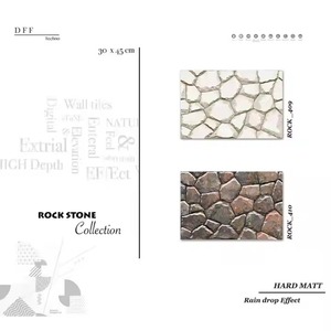 Vistaar Brand Best Quality 300x450mm Exterior <b>Outside</b> 12x18 Stone Bricks Look 30x45cm Wall Tiles Ceramic for Garden Balcony - Product Image 6